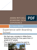 Arbin Mitchell Boarding School Experience Powerpoint
