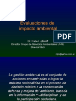 Capacitación Evaluaciones de Impacto Ambiental