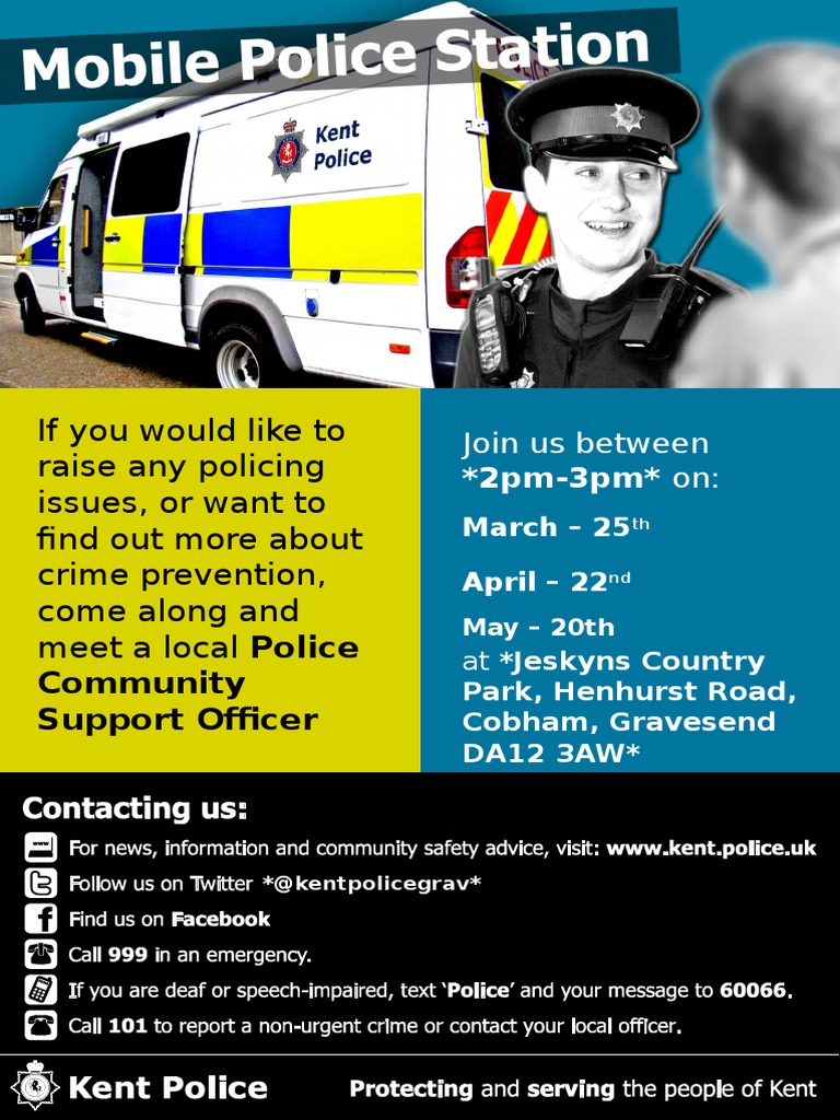Mobile Police Station Poster (Cobham) | PDF