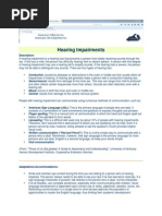 Hearing Impairments