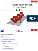 ST Analysis: Introduction M. Needham Epfl