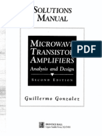 Gonzalez G. - Microwave Transistor Amplifiers - Analysis and