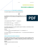 08. Fraciones Algebraicas