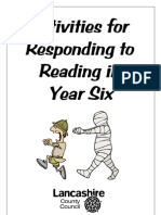 Download Activities for Responding to Reading in Year 6 by lancashireliteracy SN25783220 doc pdf