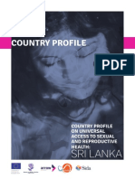 Country Profile On Universal Access To Sexual and Reproductive Health: Sri Lanka