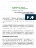 ALMACENAMIENTO de SEMILLAS Estrategia Básica para La Seguridad Alimentaria Miriana Cerovich Fausto Miranda CENIAP HOY REVISTA DIGITAL