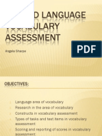 assessing vocabulary