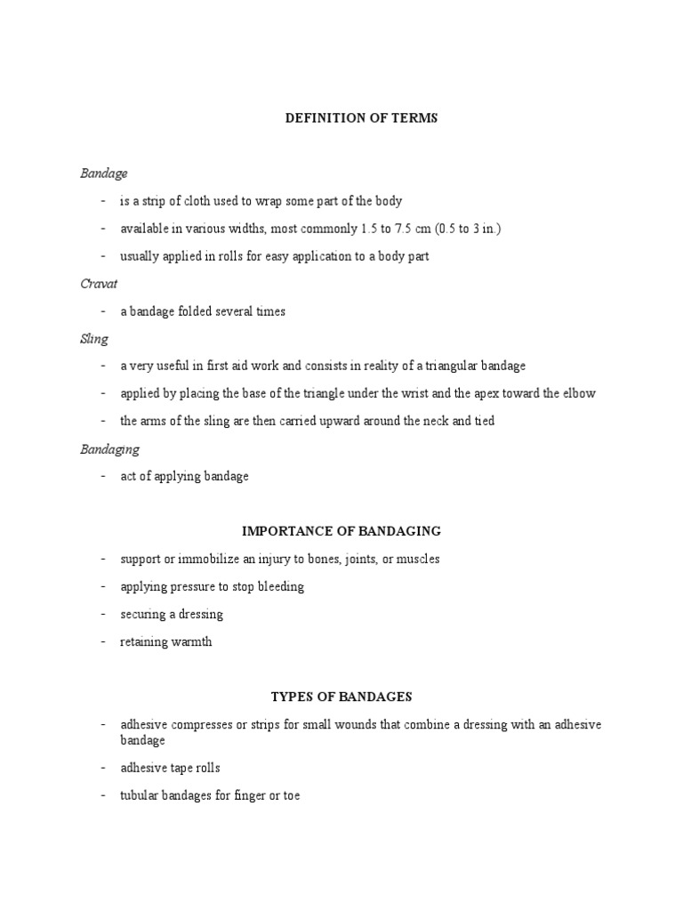 adhesive bandage definition