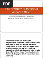 21st Century Classroom Arrangement