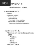La Distribucion Turistica