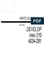 Ineo 210 Parts