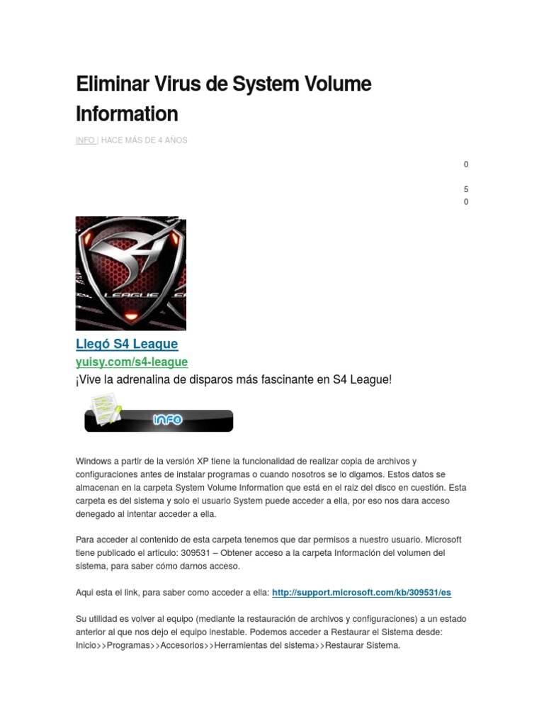 system volume information virus cmd