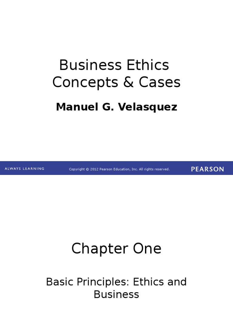 Chapter 1 Business and Ethic | PDF | Business Ethics | Morality