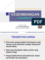 Keseimbangan Pasar