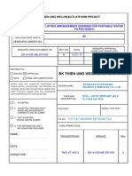 Lift Arrangement Drawing for Portable Water Filter