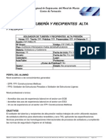 Soldador de Tubería y Recipientes Alta Presión