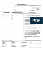 Job Safety Analysis - JSAs