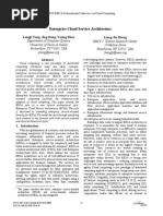 Enterprise Cloud Service Architecture