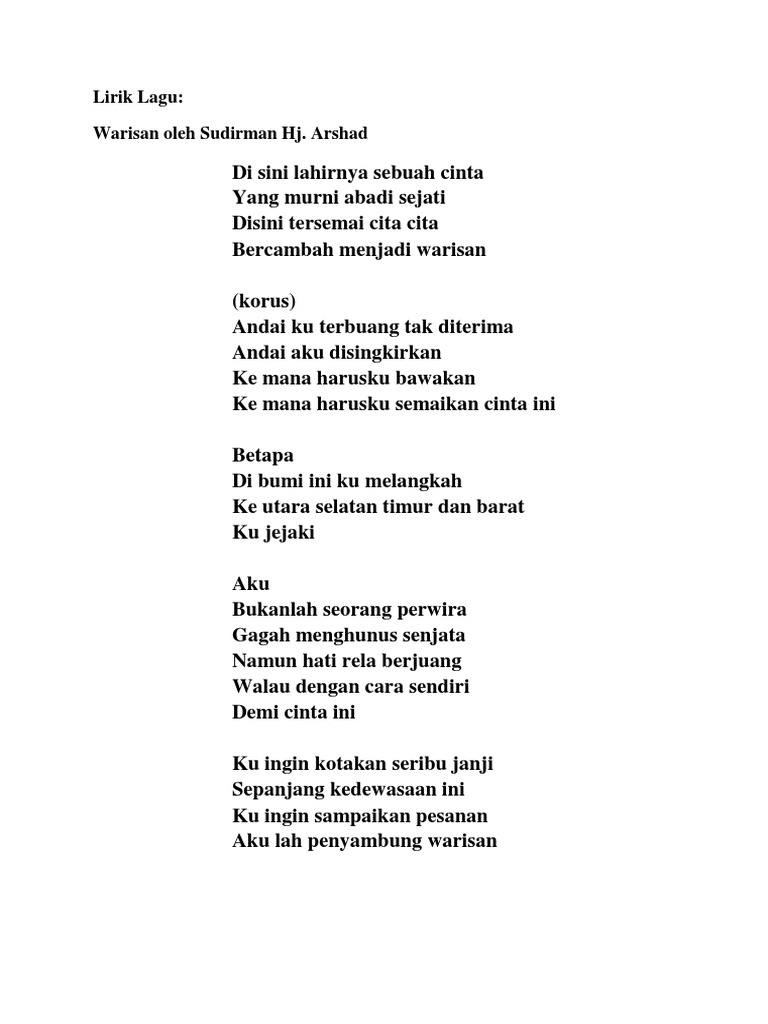 Lirik Lagu Fonetik