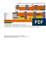 Calendário Escolar 2014 2015 Portugal