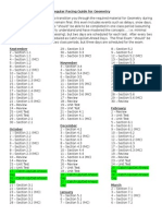 Pacing Guides For Geometry