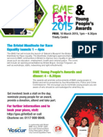 Young People's Awards: The Bristol Manifesto For Race Equality Launch: 1 - 4pm