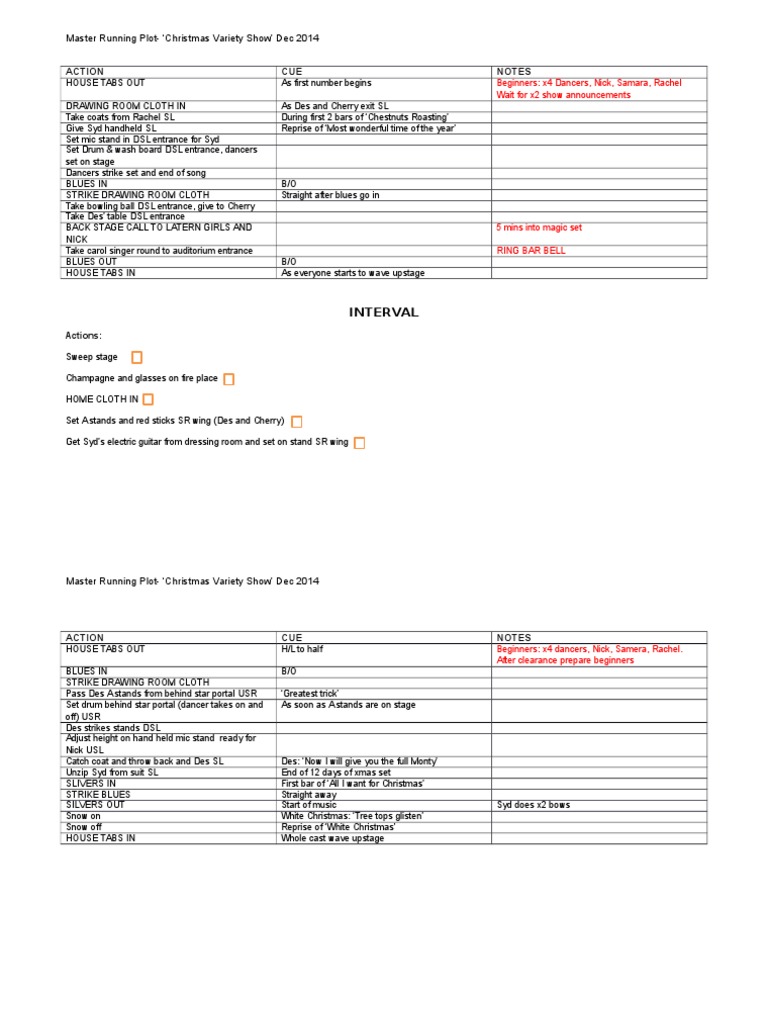 Master Running Plot | PDF