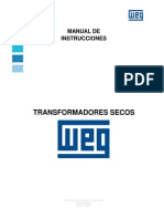 WEG Manual de Instrucciones Transformadores Secos 10000629960 11.10 Manual Espanol