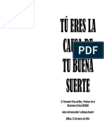 Libro TÚ ERES LA CAUSA DE TU BUENA SUERTE - 2x1 PDF