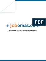 Ejemplo Encuesta Remuneraciones Jobomas - Com 2013