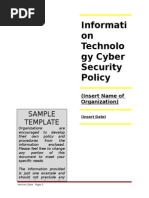 Cyber SOSSamplePolicy