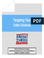 Targeting Your Voter Universe