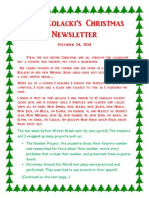 Christmas Newsletter 2