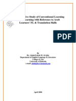 Comparative Study of Conventional Learning