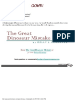 Great Dinosaur Mistake