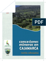 Concesiones MinConcesiones Mineras Cajamarcaeras Cajamarca