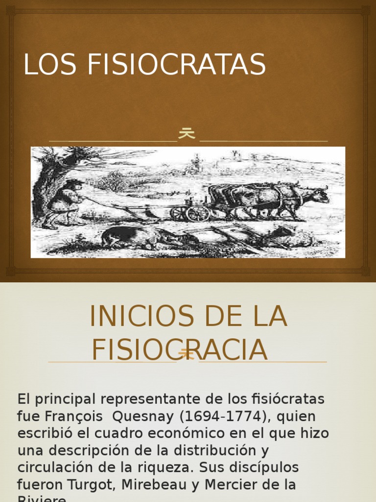Principales Fisiocratas y su Teoría | PDF | Historia
