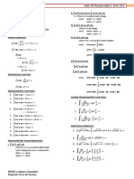 Formula List Math 109