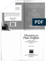 Planning in Plain English | PDF