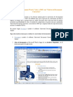 Convertir un archivo de Word a .PDF