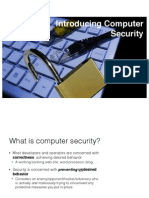 Introducing Computer Security