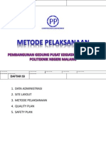 Metode Pelaksanaan Gedung