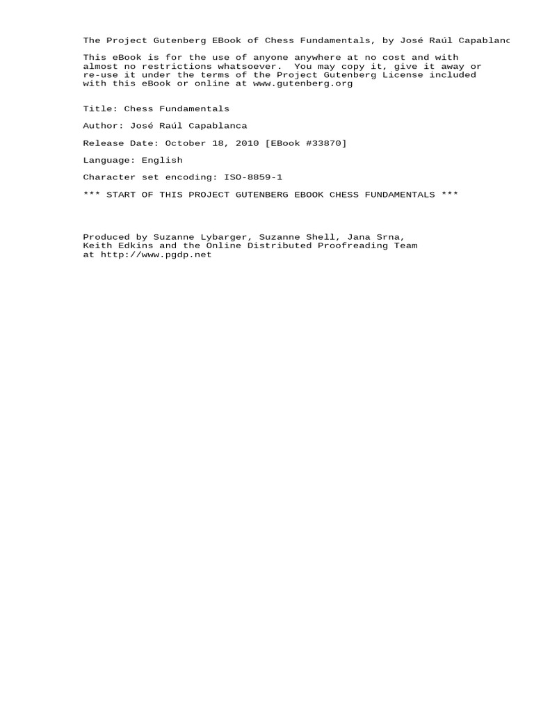  Chess Fundamentals in Algebraic Notation (Illustrated