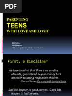 Parenting Teens Love Logic