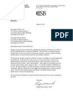 Response From CSB On Torrance Refinery Probe Request by Reps. Ted Lieu and Maxine Waters