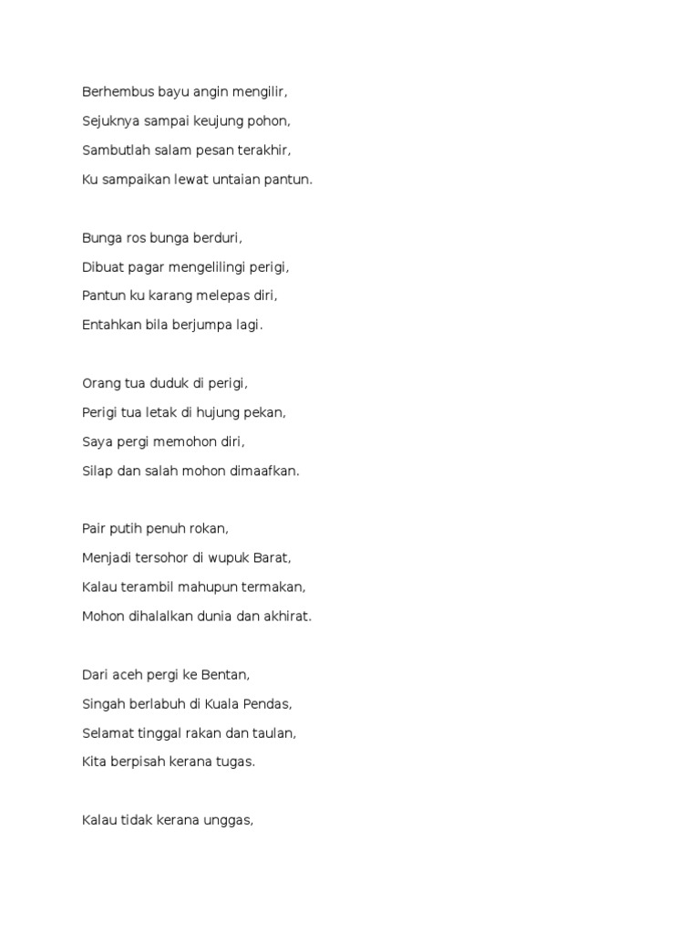 Pantun Ucapan Tahniah Kejayaan Rayuik