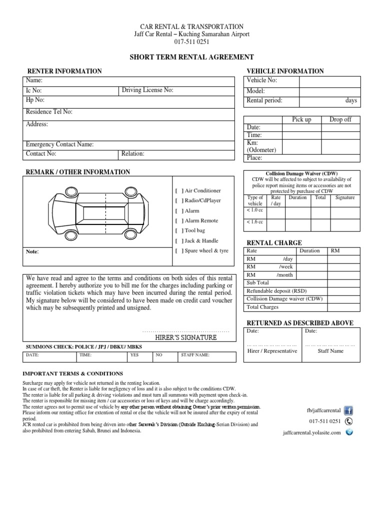 CAR RENTAL.pdf Vehicles Fee