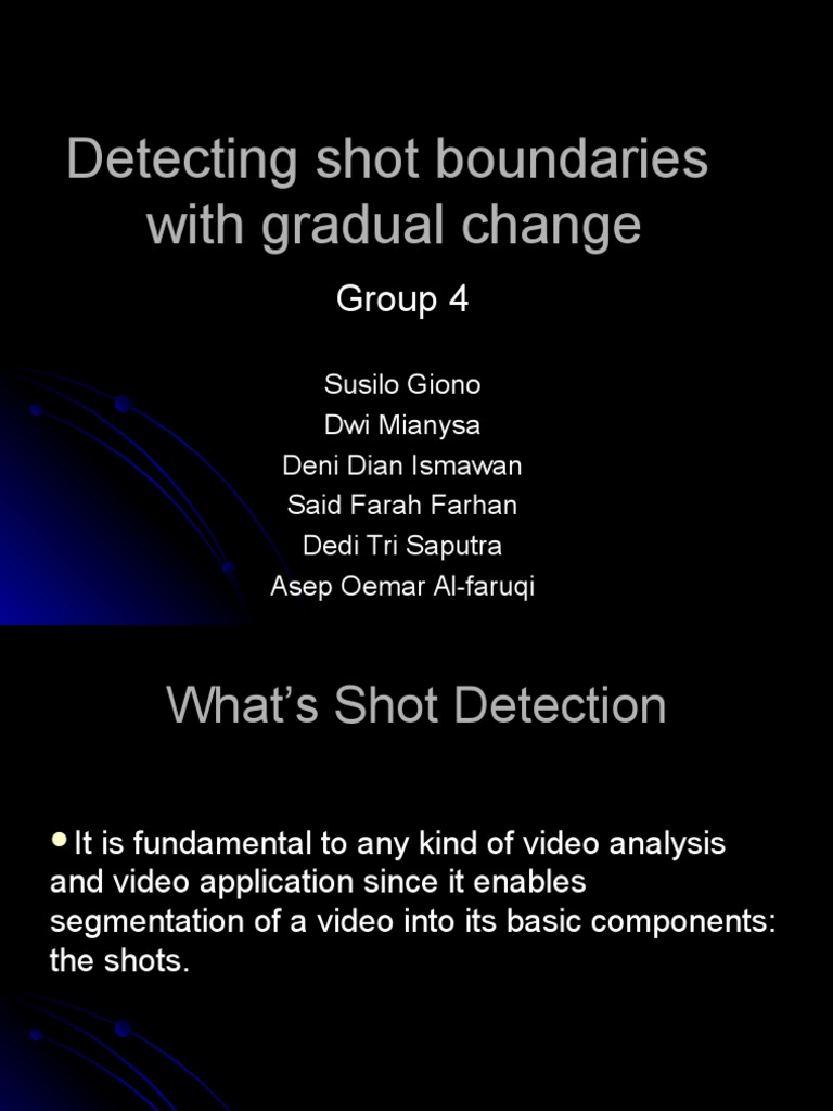 Video Shot Boundary Detection | PDF | Technology & Engineering
