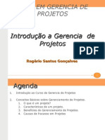 Introdução a Gerencia de de Projetos 2009