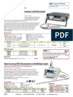 Temperature: High-Accuracy RTD Thermometers With Dual Inputs